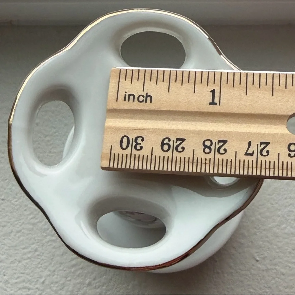 Porcelain Holly Bath Accessory Set - Toothbrush Holder ,Soap Dish & Tumbler Cup